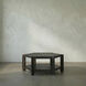 Yuhuda 46 X 46 inch Cincer Black Coffee Table in Cinder Black