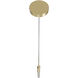 Main St. LED 5 inch Brushed Brass Pendant Ceiling Light