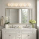 Cosmos 4 Light 35.75 inch Havana Gold Bath Vanity Light Wall Light, Smithsonian Collaboration