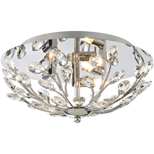 Innocent 3 Light 13 inch Polished Chrome Flush Mount Ceiling Light