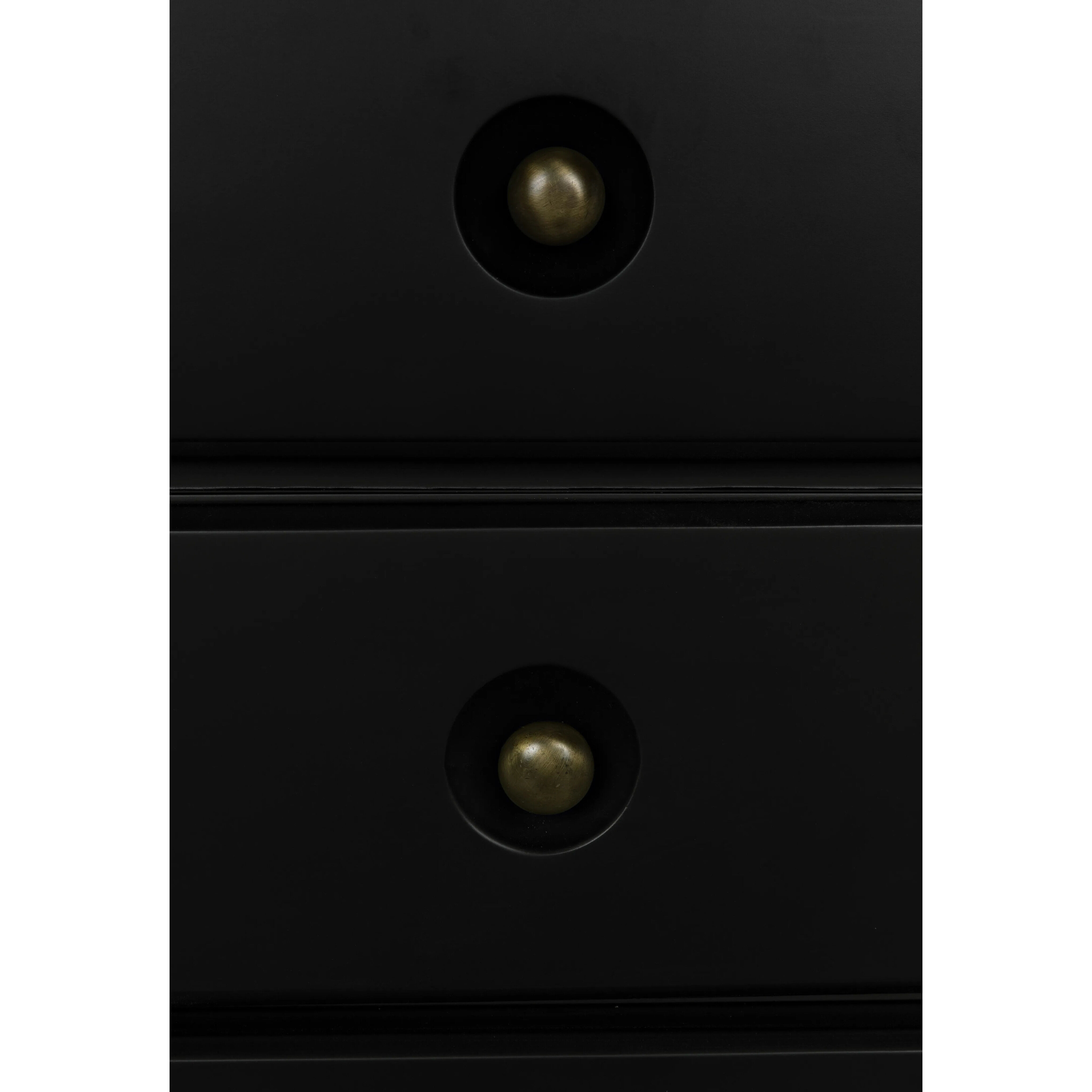 Andras 28 X 24 inch Black Side Table