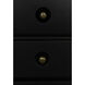 Andras 28 X 24 inch Black Side Table