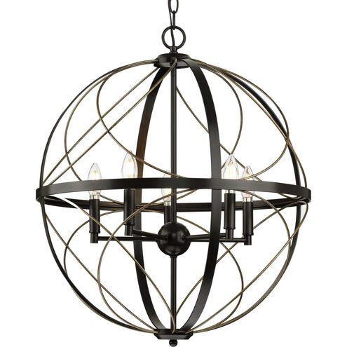 Brandywine 5 Light Antique Bronze Pendant Ceiling Light