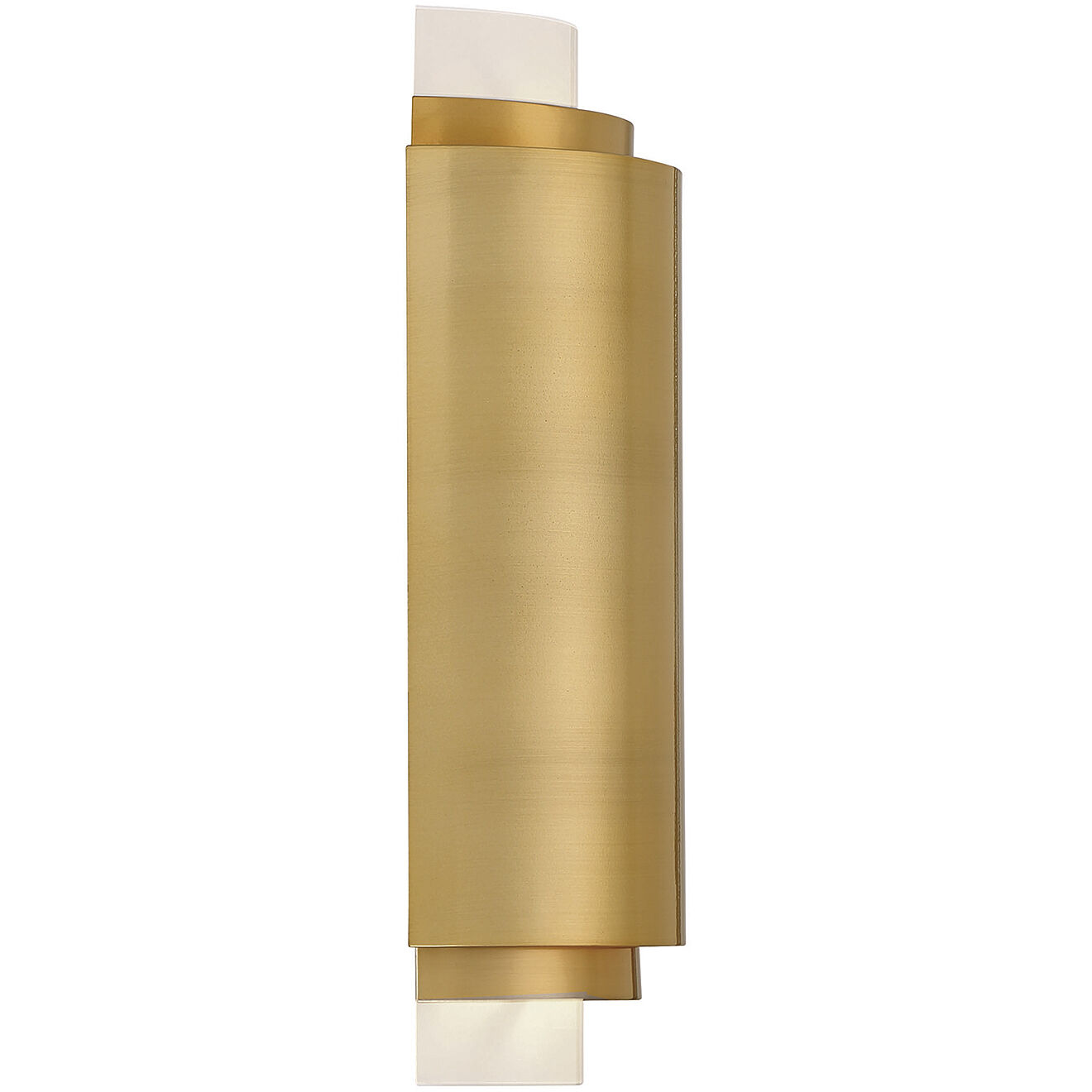 Beacon 2 Light 8 inch Burnished Brass ADA Wall Sconce Wall Light