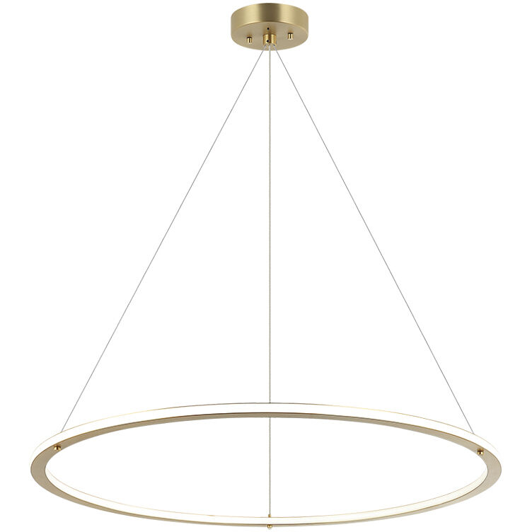 Victoria LED 40 inch Brushed Gold Pendant Ceiling Light