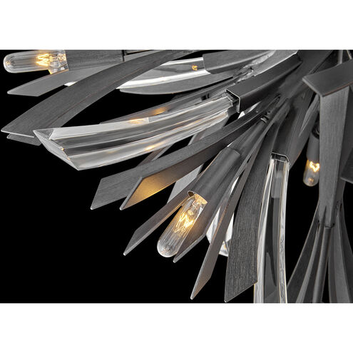 Vida LED 24 inch Brushed Graphite Chandelier Ceiling Light, Orb