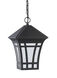 Herrington 1 Light 7.25 inch Black Outdoor Pendant