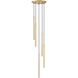 Forest LED 12 inch Modern Gold Chandelier Ceiling Light