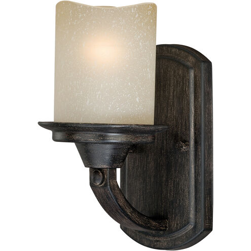 Halifax 1 Light 7 inch Black Walnut Bathroom Light Wall Light