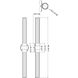 Warwick LED 32.5 inch Brushed Nickel Bath Vanity Wall Light
