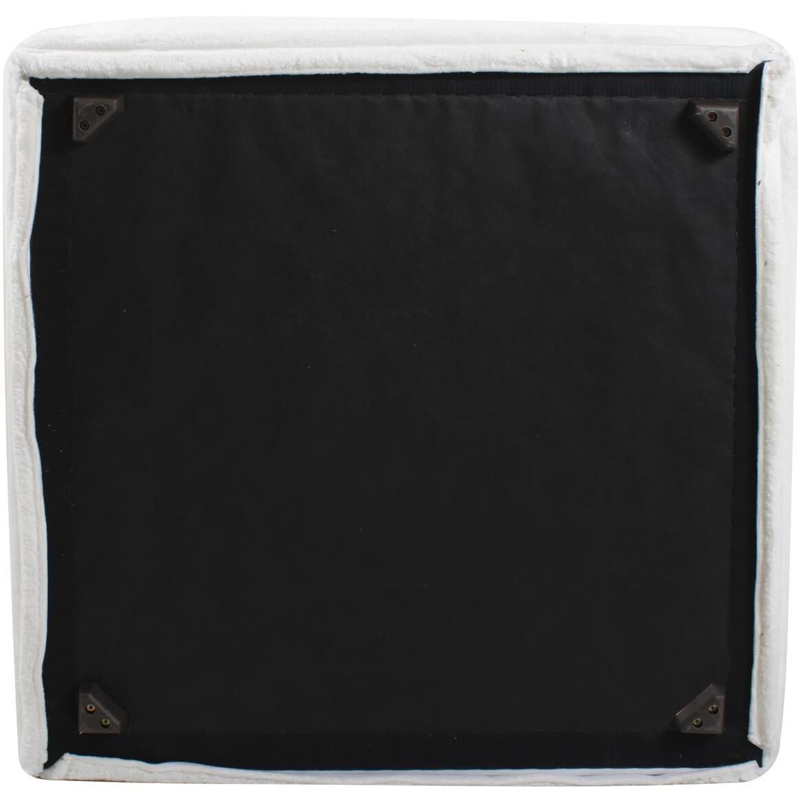 Shar Pei Universal 18 inch White Ottoman