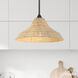 Agoura 1 Light 14 inch Matte Black Pendant Ceiling Light, Medium