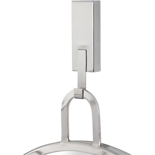 Stopwatch 33.25 X 22.25 inch Polished Nickel Powder Room Mirror, Varaluz Casa