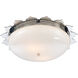 Alexa Hampton Rachel 2 Light 18 inch Polished Nickel Flush Mount Ceiling Light, Large