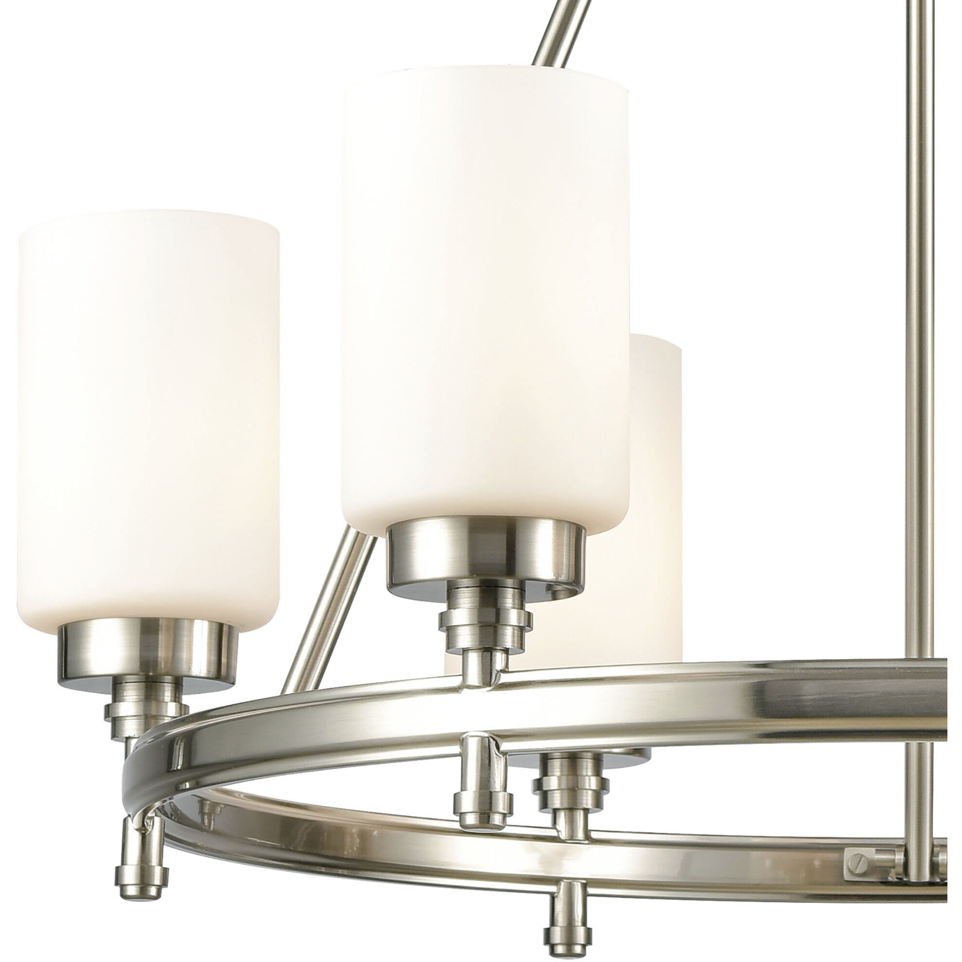 Dawson 6 Light 25 inch Satin Nickel Chandelier Ceiling Light