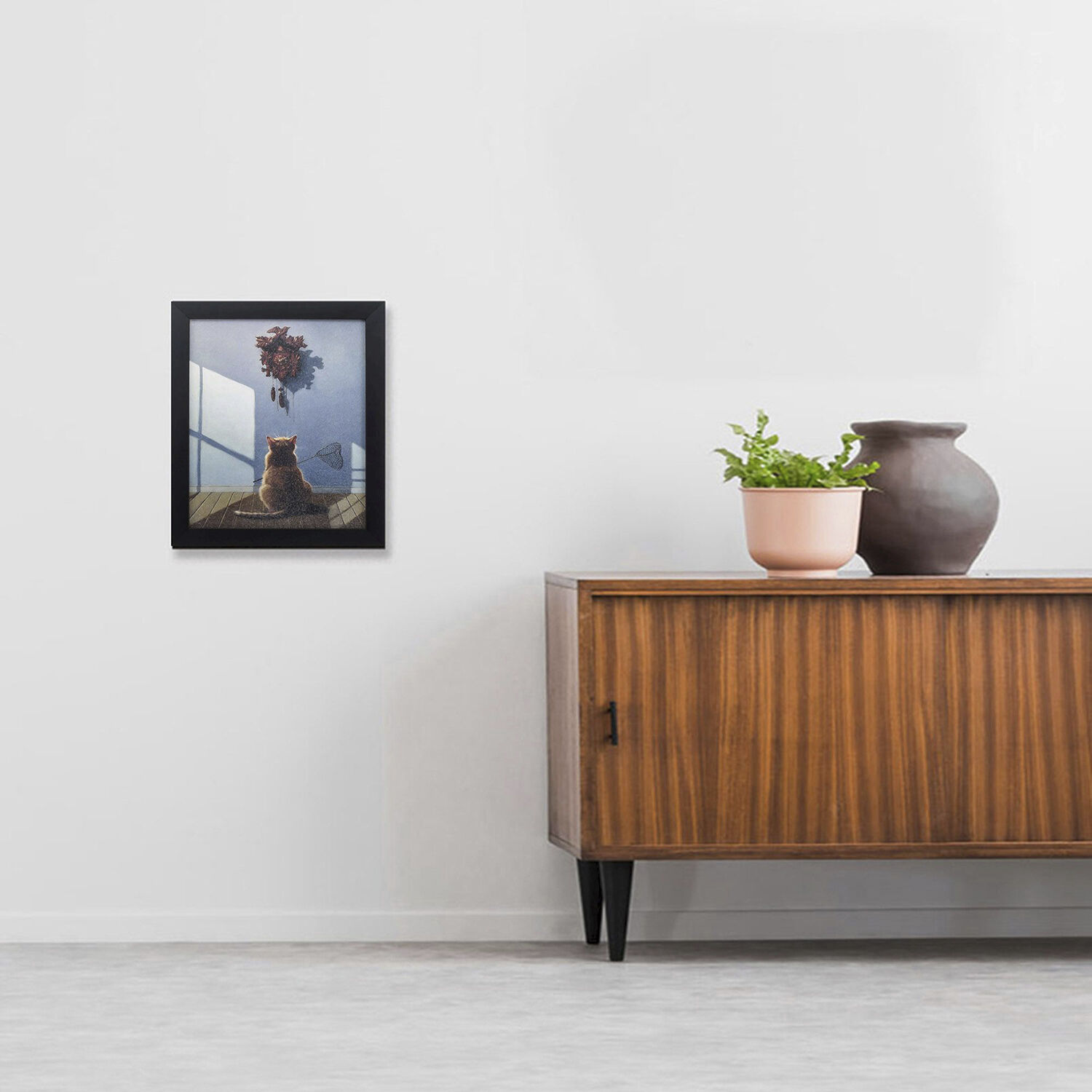 Animals 11 X 9 inch Non-Glass Framed Art, Propac