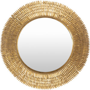 Anubis 32 X 32 inch Gold Mirror, Round