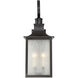 Monte Grande 3 Light 23.75 inch Slate Outdoor Post Lantern