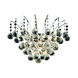 Victoria 3 Light 16 inch Chrome Wall Sconce Wall Light in Royal Cut