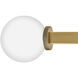 Audrey LED 26 inch Heritage Brass Bath Light Wall Light