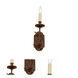 Bird 1 Light 4 inch Rust Wall Sconce Wall Light, Right-Facing