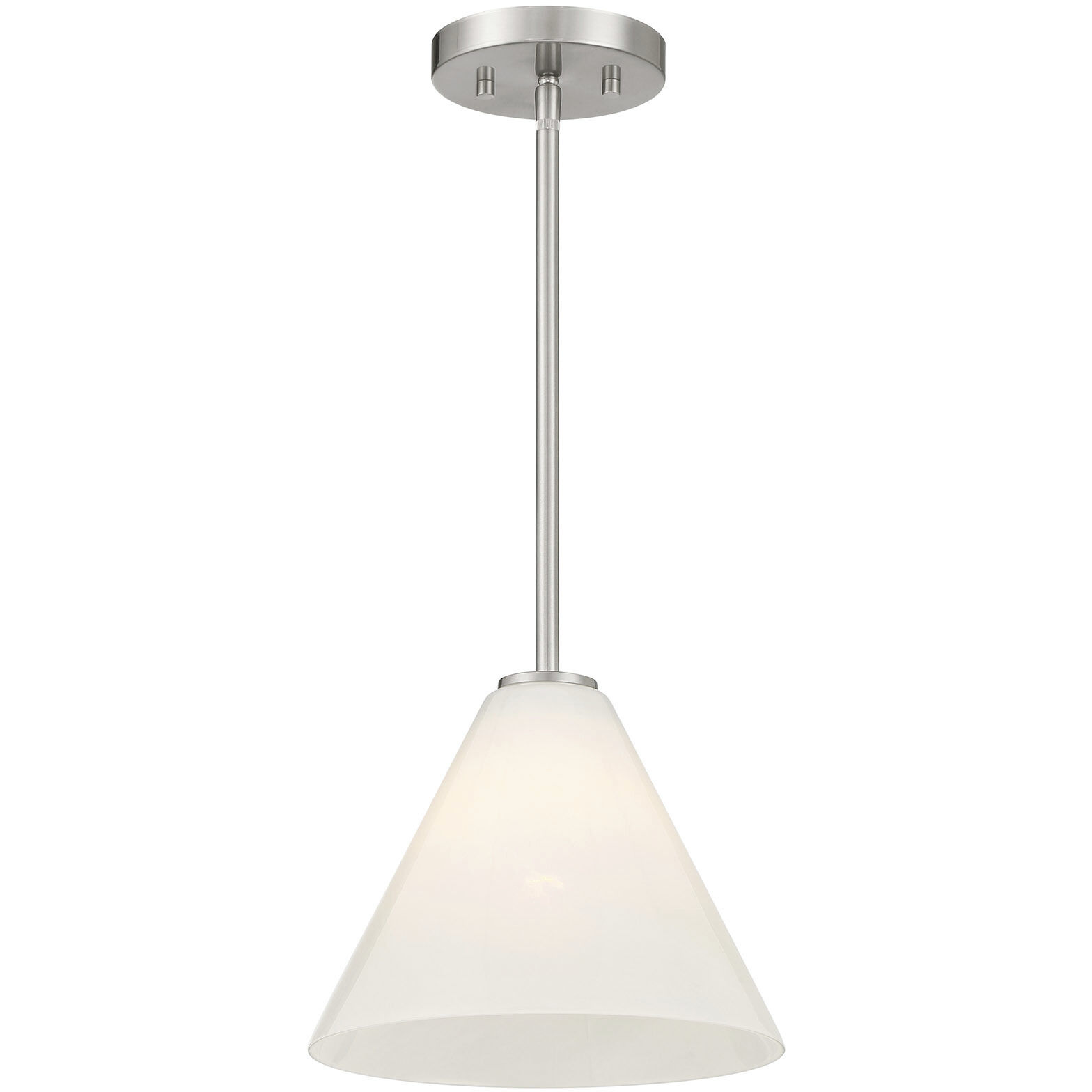 Blair 1 Light 10 inch Satin Nickel Mini-Pendant or Semi-Flush Ceiling Light
