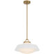 Xander 1 Light 16 inch Vibrant Gold Pendant Ceiling Light