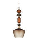 Mandeville 1 Light 11 inch Antique Gold Pendant Ceiling Light