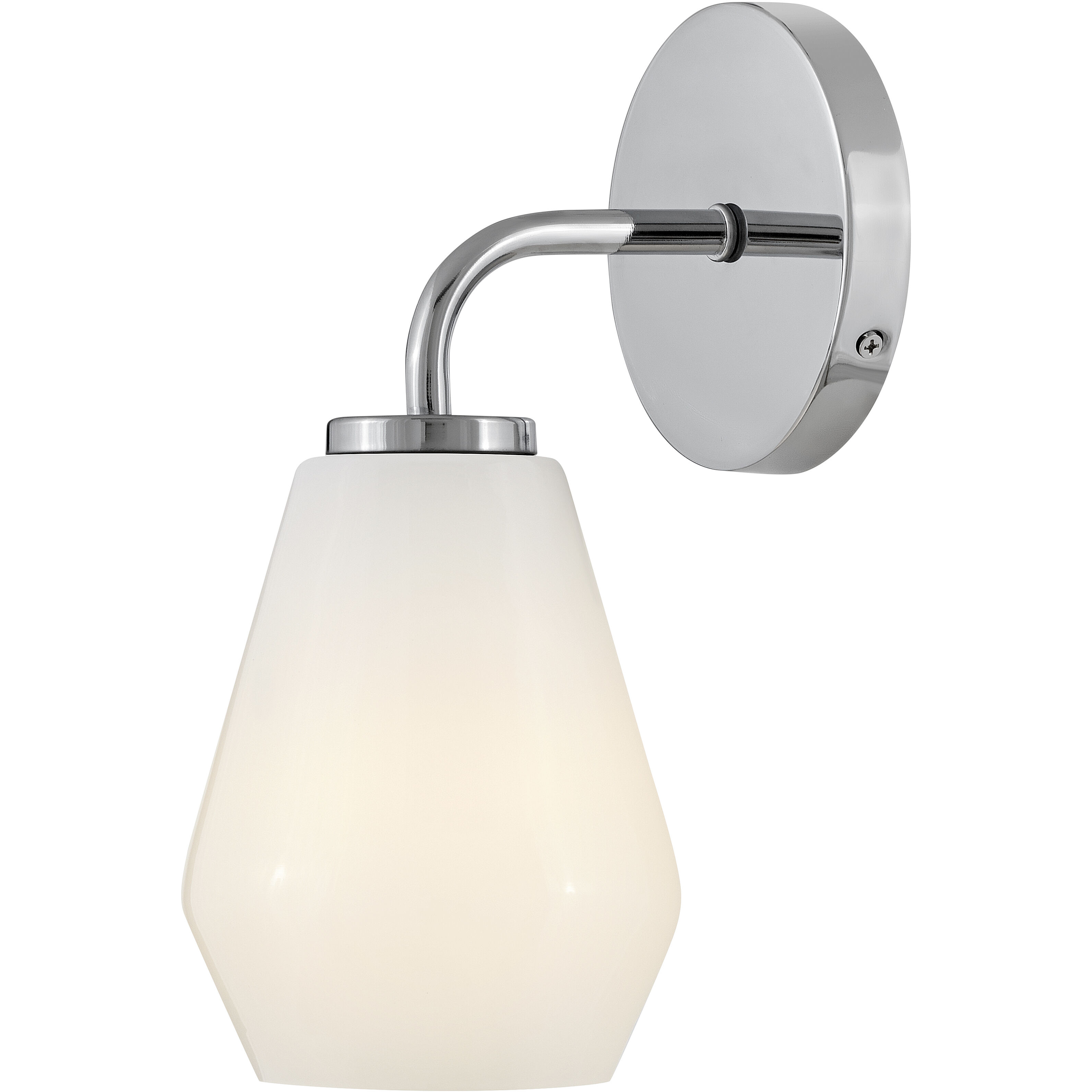 Gio LED 7.25 inch Chrome Bath Light Wall Light