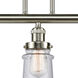 Franklin Restoration Small Canton LED 38.5 inch Brushed Satin Nickel Island Light Ceiling Light in Seedy Glass, Franklin Restoration
