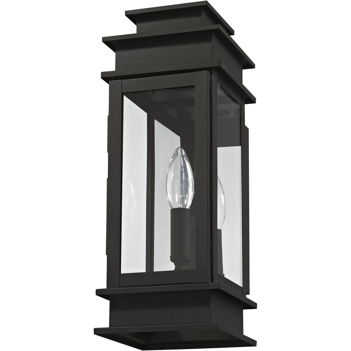 Princeton 1 Light 14 inch Black Outdoor Wall Lantern
