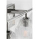 HABLE Serafina 3 Light 27 inch Polished Nickel Bath Vanity Wall Light