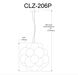 Charlize 6 Light 20 inch Polished Chrome Single Drop Pendant Ceiling Light