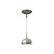 Envisage VI 1 Light 10 inch Bronze Mini Pendant Ceiling Light in Chrome