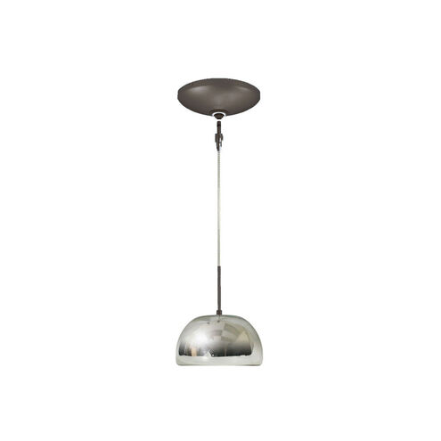 Envisage VI 1 Light 10 inch Bronze Mini Pendant Ceiling Light in Chrome