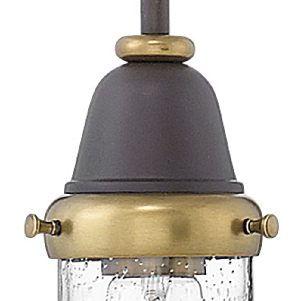 Academy 1 Light 6.5 inch Oil Rubbed Bronze with Heritage Brass Indoor Pendant Ceiling Light