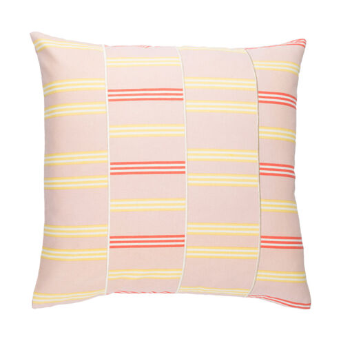 Lina 18 X 18 inch Pale Pink and Butter Throw Pillow