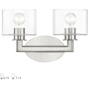 Bernardino 2 Light 16.00 inch Bathroom Vanity Light
