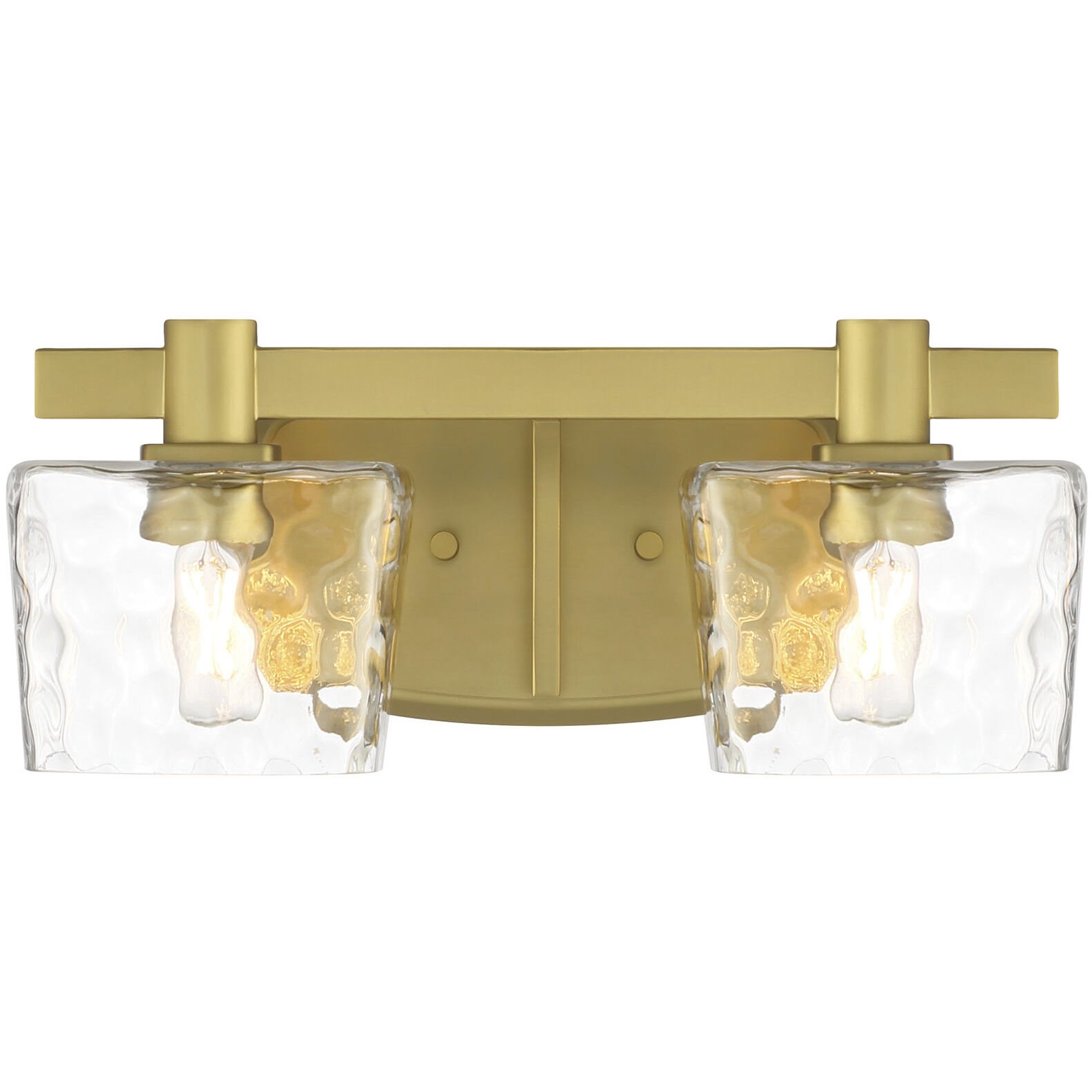 Drysdale 2 Light 14.5 inch Soft Brass Bath Vanity Wall Light
