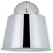 Nota 1 Light 8 inch Chrome Wall Sconce Wall Light