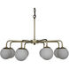 Larenta 8 Light 28 inch Antique Brass Chandelier Ceiling Light