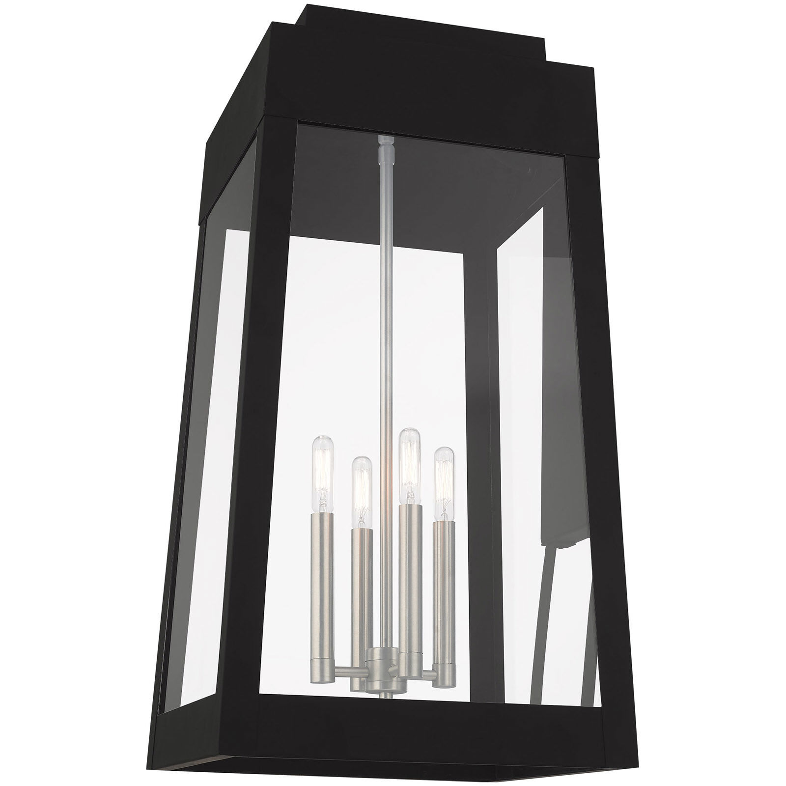 Oslo 4 Light 26 inch Black Outdoor Wall Lantern