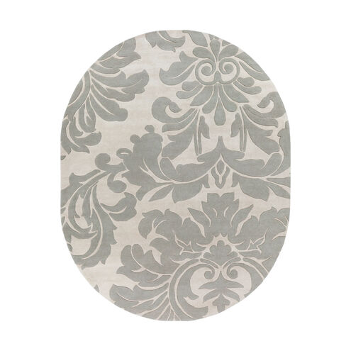 Magna 120 X 96 inch Medium Gray/Cream Rugs, Wool