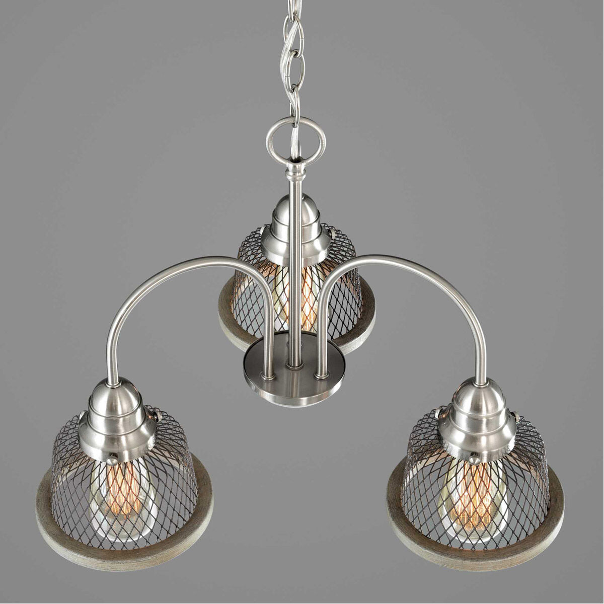 Tilley 3 Light 20 inch Brushed Nickel Chandelier Ceiling Light