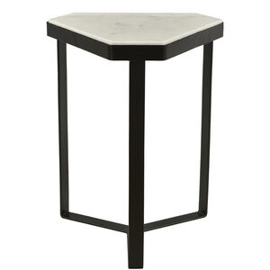 Inform 18 X 15 inch White Accent Table