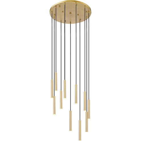 Forest LED 24 inch Modern Gold Chandelier Ceiling Light