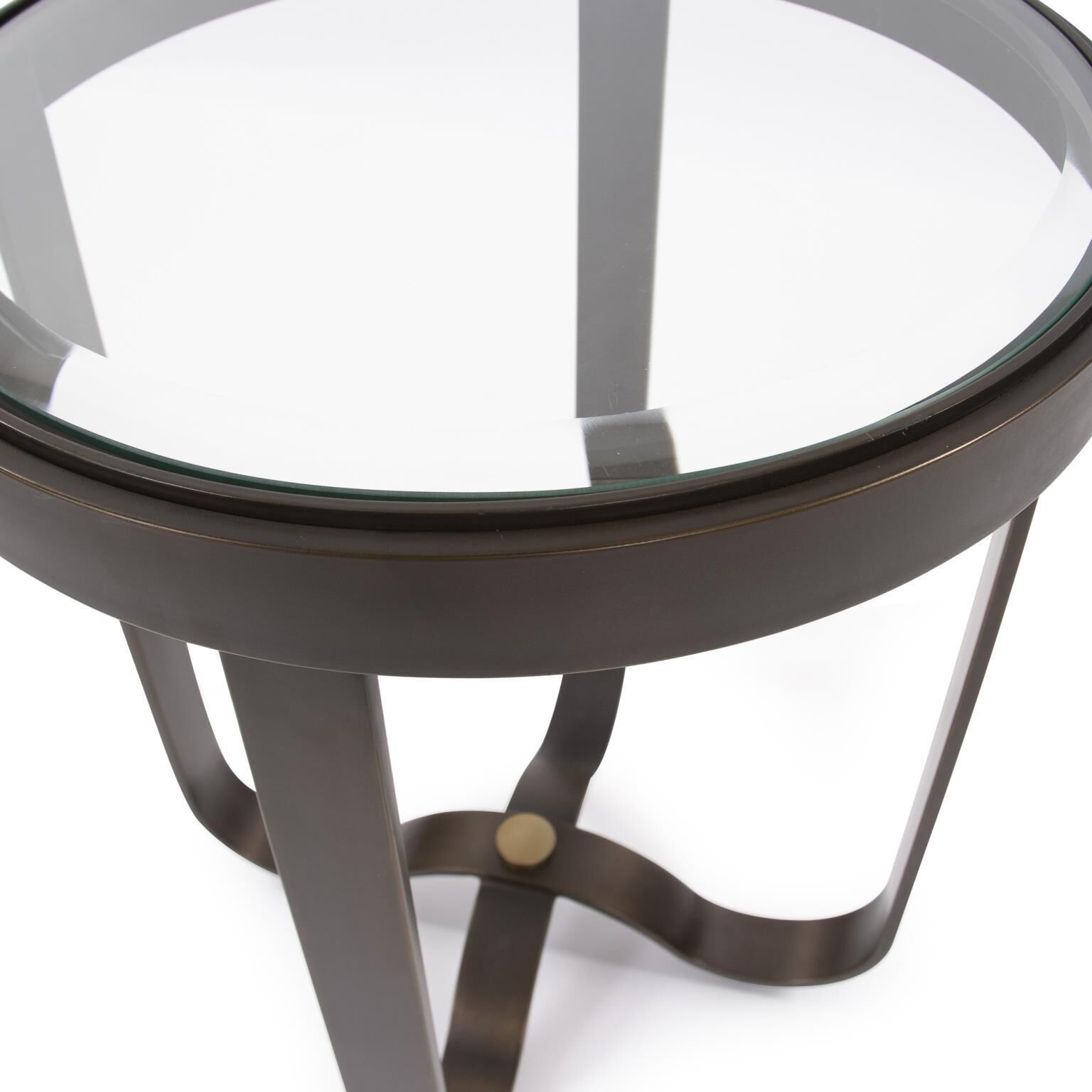 Carter 24.5 X 20 inch Bronze Side Table