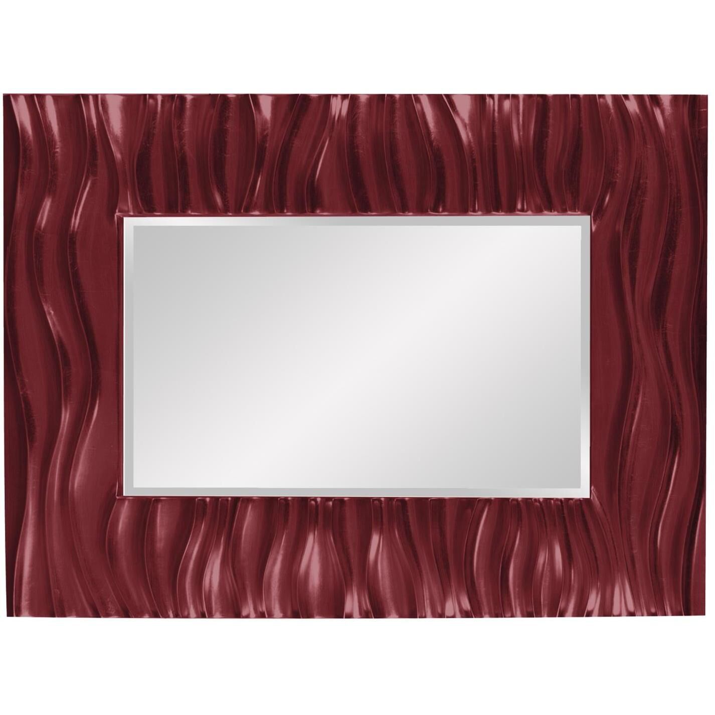 Zenith 39 X 31 inch Burgundy Mirror