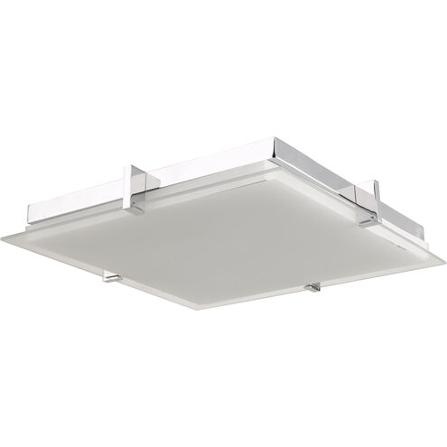 Matrix LED 12.2 inch Chrome Flush Mount Ceiling Light