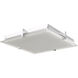 Matrix LED 12.2 inch Chrome Flush Mount Ceiling Light